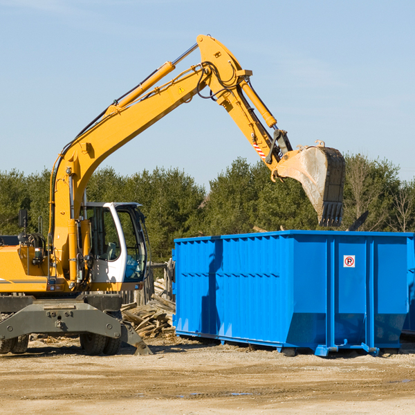 what are the rental fees for a residential dumpster in Dickson